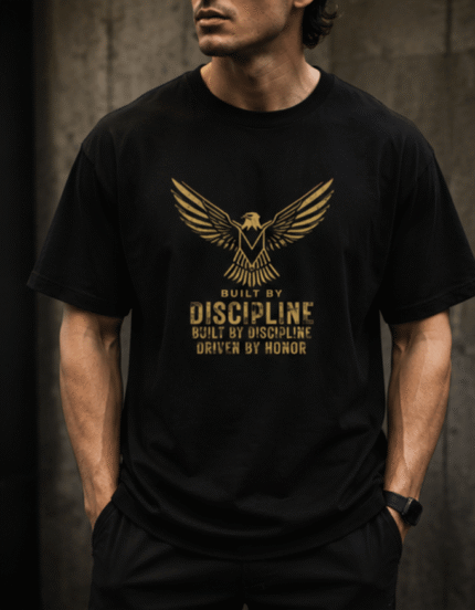 Built By Discipline — Tactical Eagle Tee